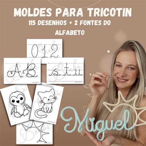 alfabeto para tricotin - nomes em tricotin